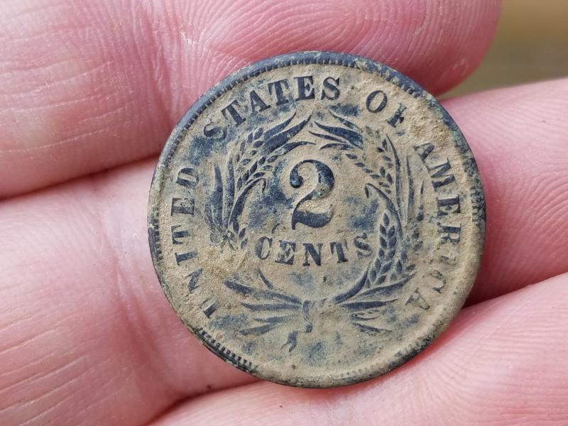 1864 2 Cent Piece