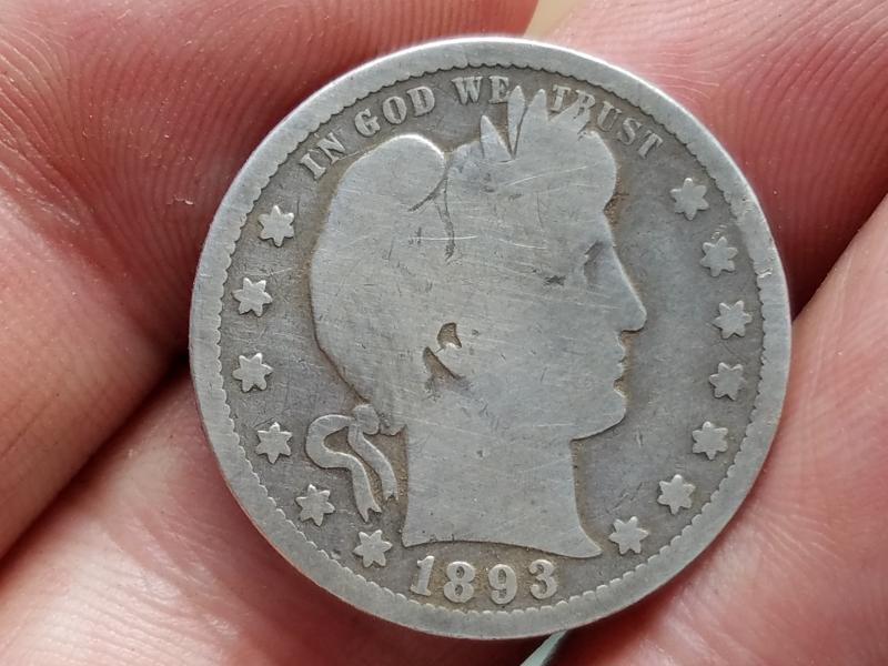 1893 S Barber Quarter