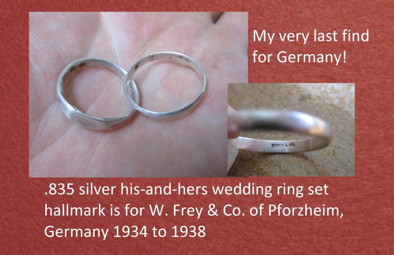 1934 Wedding set