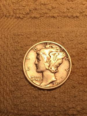 1941 mercury dime