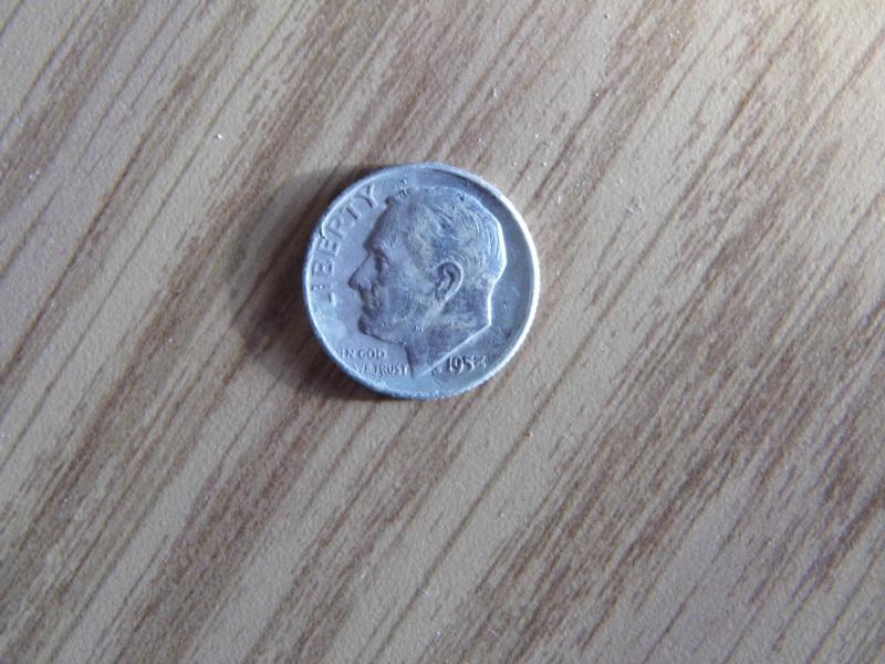 1953 Silver Dime I found under about 5 inches of gravel in my driveway.