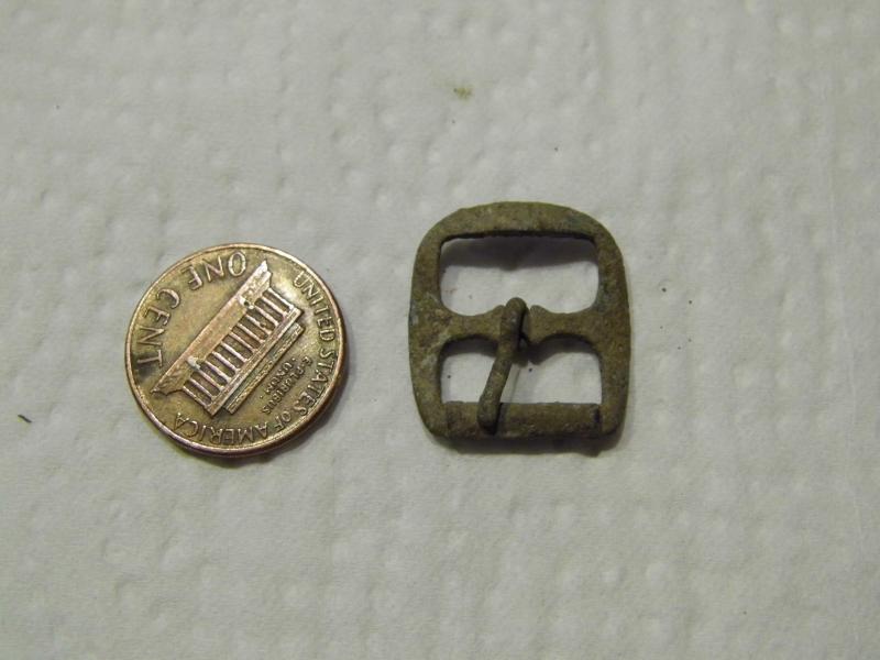 A small buckle I found in my backyard.
