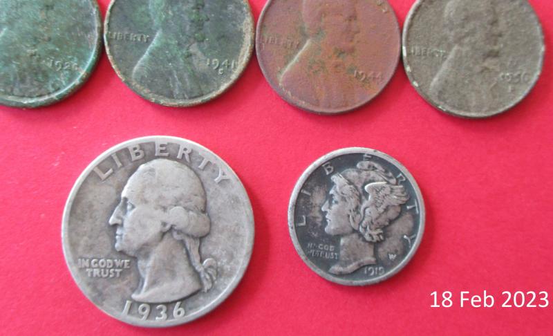 Assorted USA coins