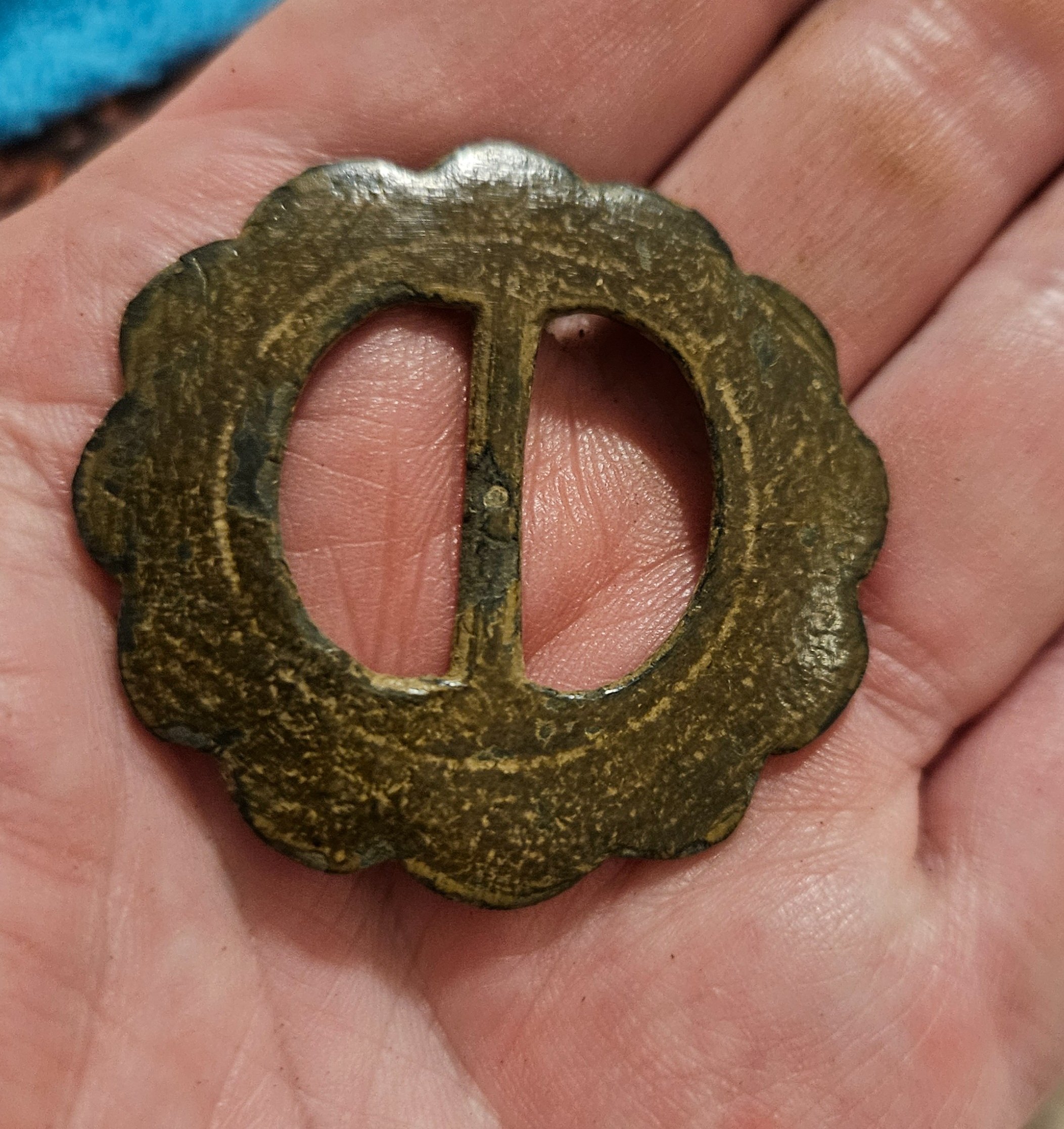 Brass buckle, 1600s