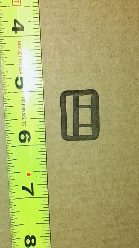 Buckle.   Sword-Make & Trade Mark on front. British Make on back.