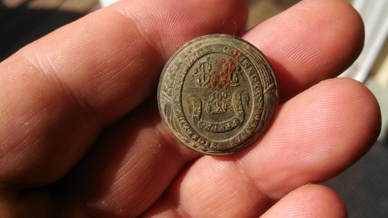 CW Conn Officer's Button