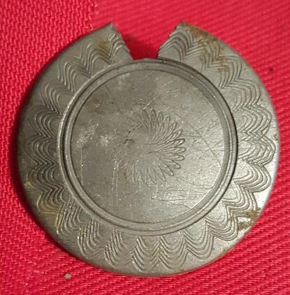 designed tombac button