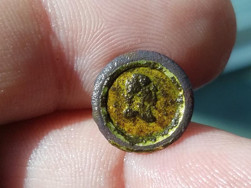 Geo Washington Cuff Button