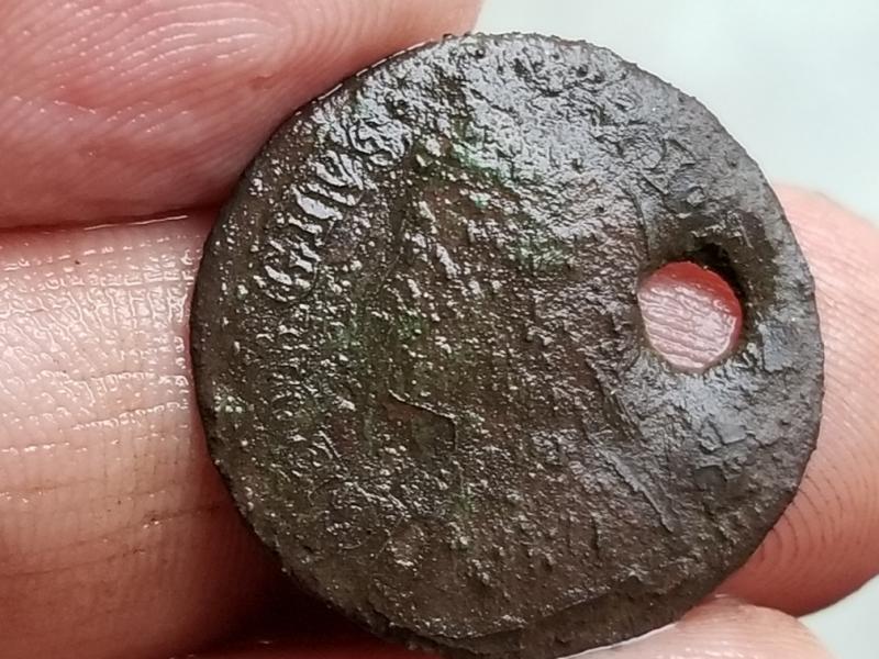 Holed Geo II Farthing