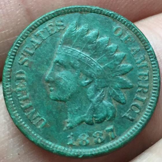 IH 1887 (slightly corroded/XF details)