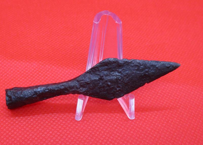 iron arrowhead, 8th to 12th century, Germany find