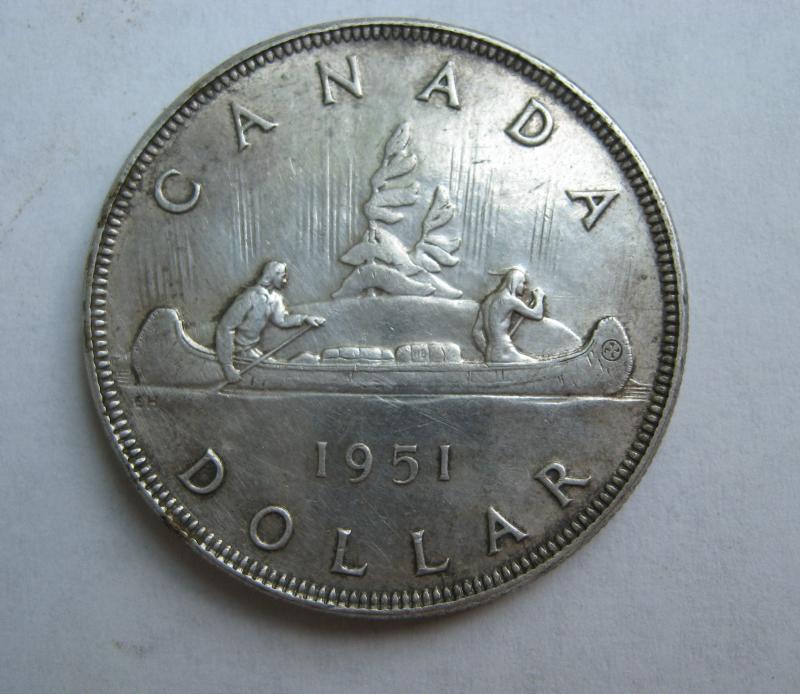 My first silver dollar--but it's Canadian!