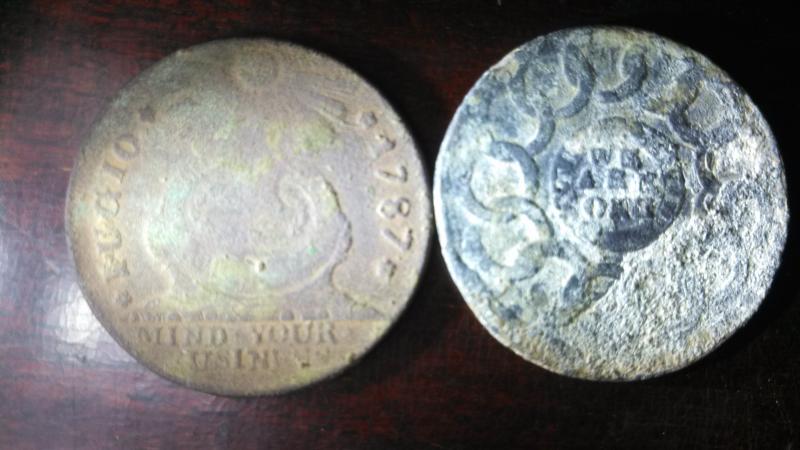 Pair of 1787 Fugios